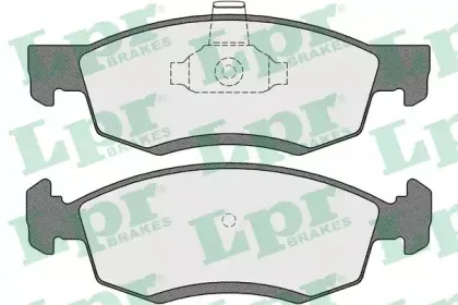 05P1654  LPR - Гальмівні колодки до дисків LPR купить