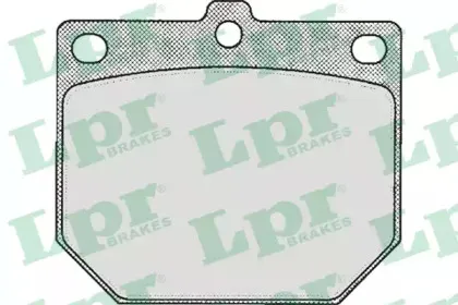 Комплект тормозных колодок, дисковый тормоз LPR купить