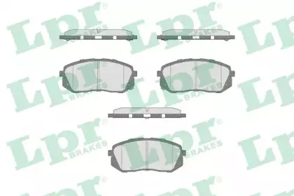 Комплект тормозных колодок, дисковый тормоз LPR купить