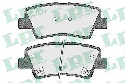 05P1710  LPR - Гальмівні колодки до дисків LPR купить