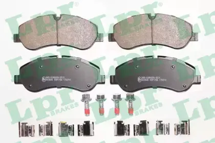 Комплект тормозных колодок, дисковый тормоз LPR купить