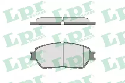 Комплект тормозных колодок, дисковый тормоз LPR купить
