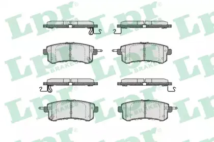 Комплект тормозных колодок, дисковый тормоз LPR купить
