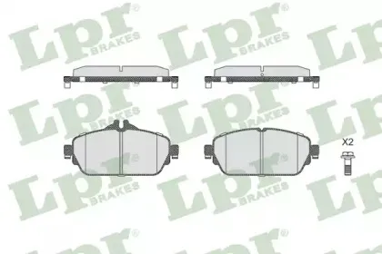 Комплект тормозных колодок, дисковый тормоз LPR купить