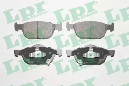 Комплект тормозных колодок, дисковый тормоз LPR купить