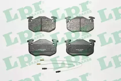 Комплект тормозных колодок, дисковый тормоз LPR купить