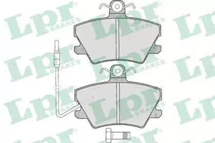 Комплект тормозных колодок, дисковый тормоз LPR купить