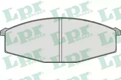 Комплект тормозных колодок, дисковый тормоз LPR купить