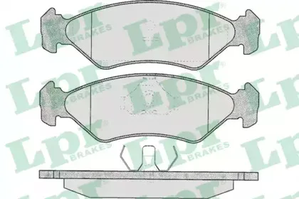 Комплект тормозных колодок, дисковый тормоз LPR купить