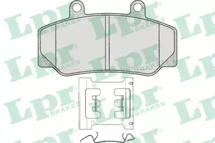Комплект тормозных колодок, дисковый тормоз LPR купить