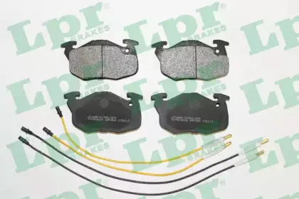 Комплект тормозных колодок, дисковый тормоз LPR купить