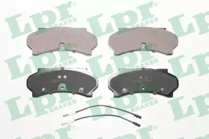 Комплект тормозных колодок, дисковый тормоз LPR купить