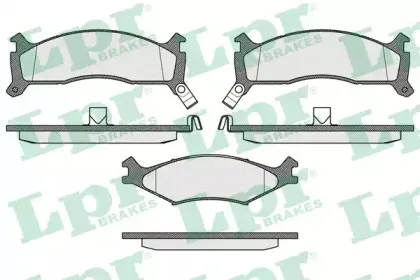 05P426  LPR - Гальмівні колодки до дисків (F, V, з датчиком) LPR купить
