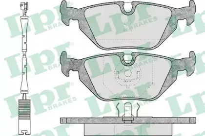 Комплект тормозных колодок, дисковый тормоз LPR купить