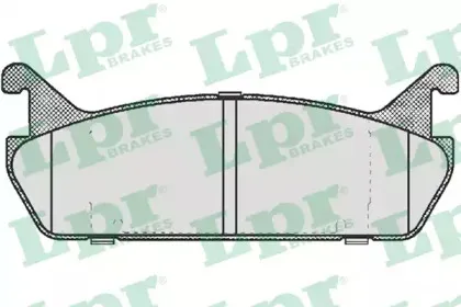 Комплект тормозных колодок, дисковый тормоз LPR купить
