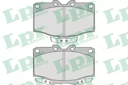Комплект тормозных колодок, дисковый тормоз LPR купить