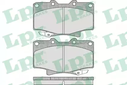 Комплект тормозных колодок, дисковый тормоз LPR купить