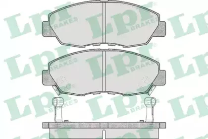 Комплект тормозных колодок, дисковый тормоз LPR купить