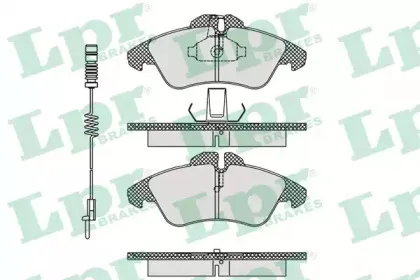 Комплект тормозных колодок, дисковый тормоз LPR купить