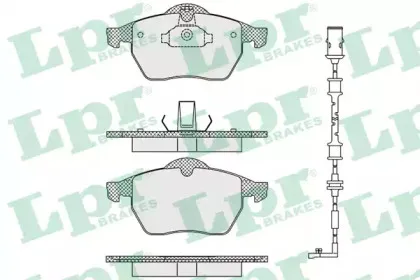 Комплект тормозных колодок, дисковый тормоз LPR купить