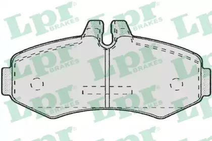 05P672  LPR - Гальмівні колодки до дисків (F) LPR купить