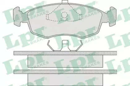 Комплект тормозных колодок, дисковый тормоз LPR купить