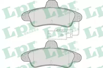 Комплект тормозных колодок, дисковый тормоз LPR купить