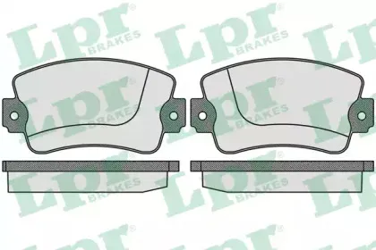 Комплект тормозных колодок, дисковый тормоз LPR купить