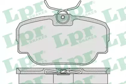 Комплект тормозных колодок, дисковый тормоз LPR купить