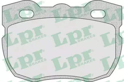 Комплект тормозных колодок, дисковый тормоз LPR купить