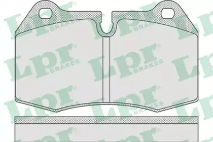 05P769  LPR - Гальмівні колодки до дисків (F, V) LPR купить