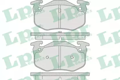 Комплект тормозных колодок, дисковый тормоз LPR купить
