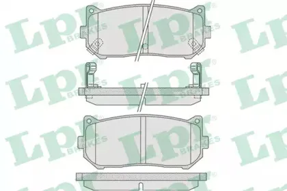 Комплект тормозных колодок, дисковый тормоз LPR купить