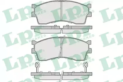 05P809  LPR - Гальмівні колодки до дисків (F, V, з датчиком) LPR купить
