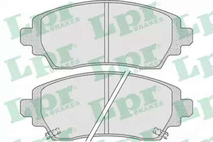 Комплект тормозных колодок, дисковый тормоз LPR купить
