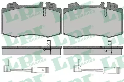 Комплект тормозных колодок, дисковый тормоз LPR купить