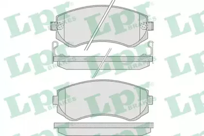 05P856  LPR - Гальмівні колодки до дисків (F, з датчиком) LPR купить
