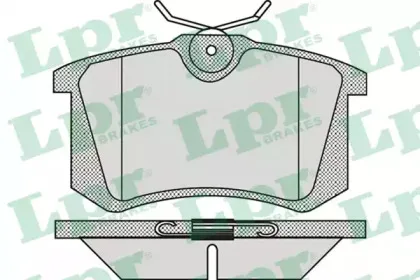 05P868  LPR - Гальмівні колодки до дисків (R, S) LPR купить