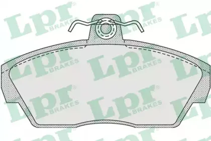 Комплект тормозных колодок, дисковый тормоз LPR купить