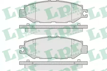 Комплект тормозных колодок, дисковый тормоз LPR купить
