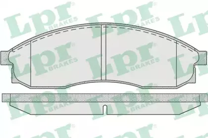 Комплект тормозных колодок, дисковый тормоз LPR купить