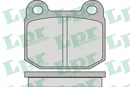 Комплект тормозных колодок, дисковый тормоз LPR купить