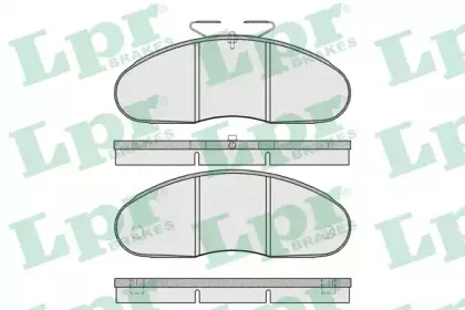 Комплект тормозных колодок, дисковый тормоз LPR купить