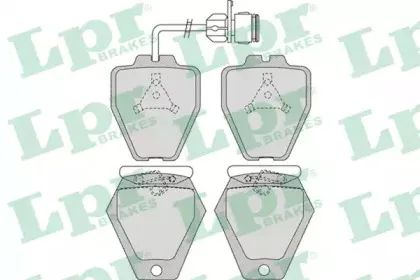 05P981  LPR - Гальмівні колодки до дисків (F, з датчиком) LPR купить