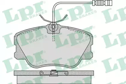 05P986  LPR - Гальмівні колодки до дисків (F, S, з датчиком) LPR купить