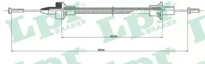 Трос, управление сцеплением LPR купить