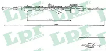 Трос, управление сцеплением LPR купить