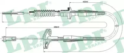 Трос, управление сцеплением LPR купить
