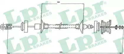 Трос, управление сцеплением LPR купить