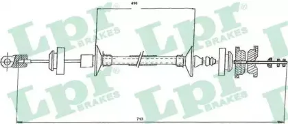Трос, управление сцеплением LPR купить